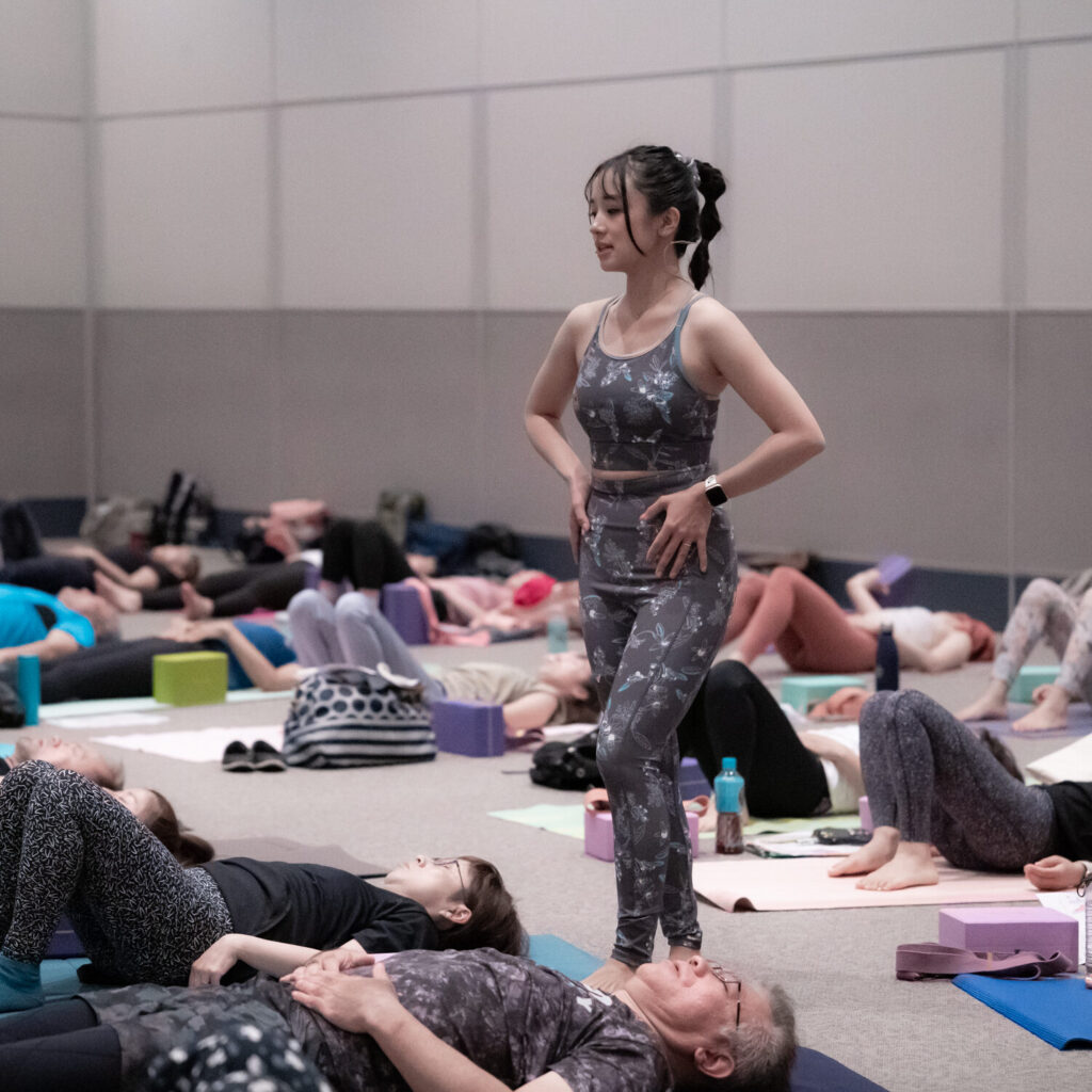 Yogafest 2024 Kaoruレッスン風景
