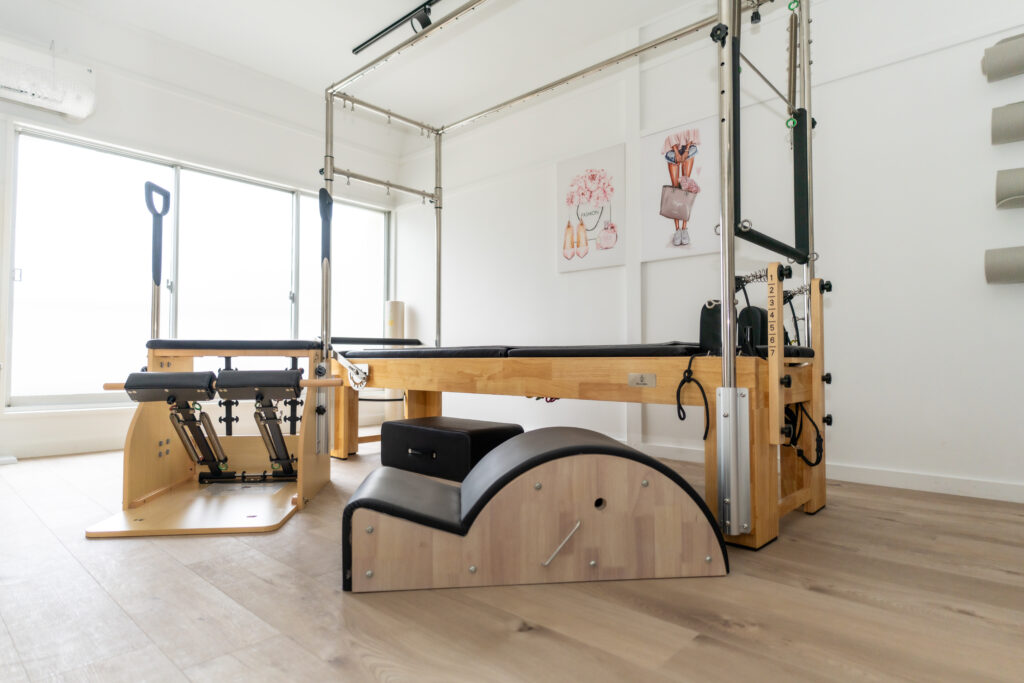 Pilates salon CROWNでは4種類のマシンを完備
